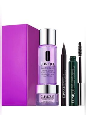 CLINIQUE Turn It Up Take It Off High Impact Mascara Pretty Easy Liquid Eyeliner